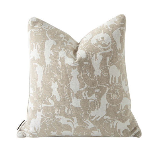 Funda de Cojín para Sofá en Tono Avena - Elegancia Neutral para tu Sala - Image 9