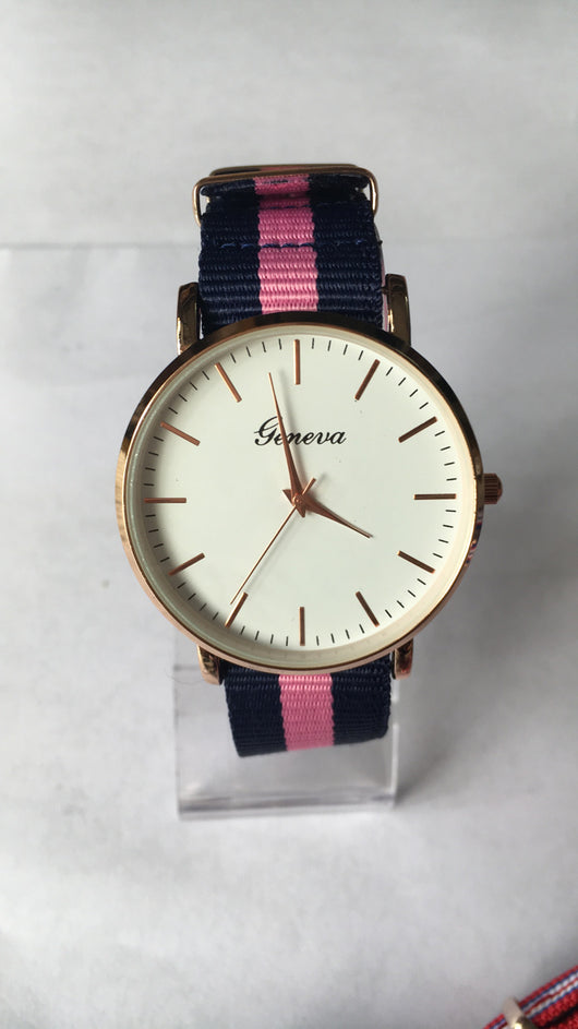Reloj Deportivo Geneva con Correa de Lona - Elegancia y Funcionalidad para Hombre - Image 7