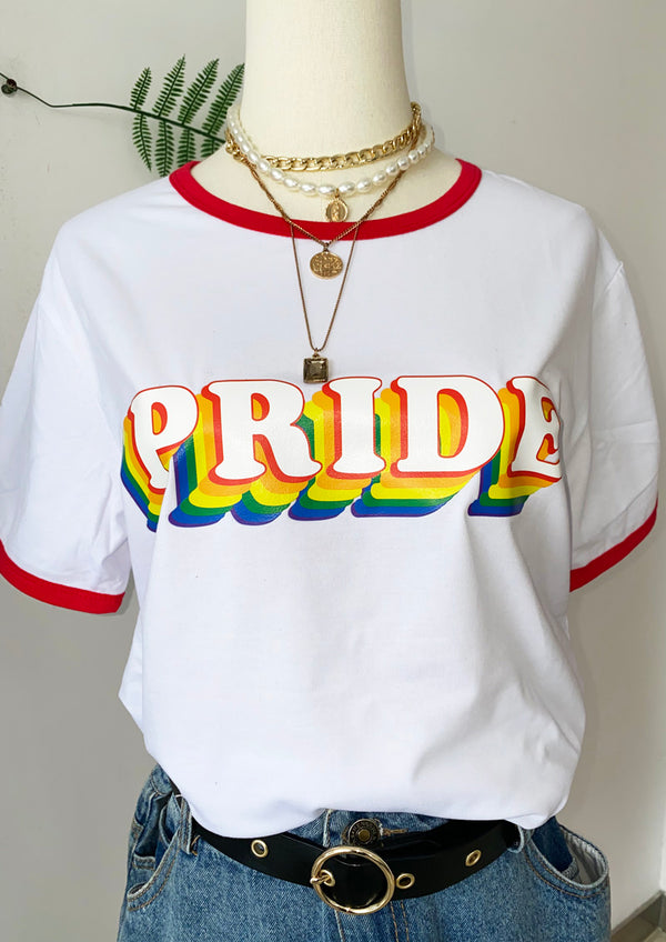 Playera Estampada con Letras para Mujer