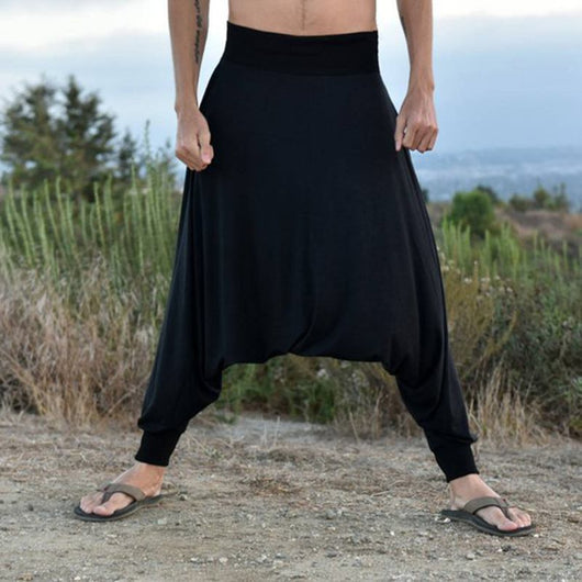 Pantalones Harem Cómodos de Tiro Bajo - Image 10