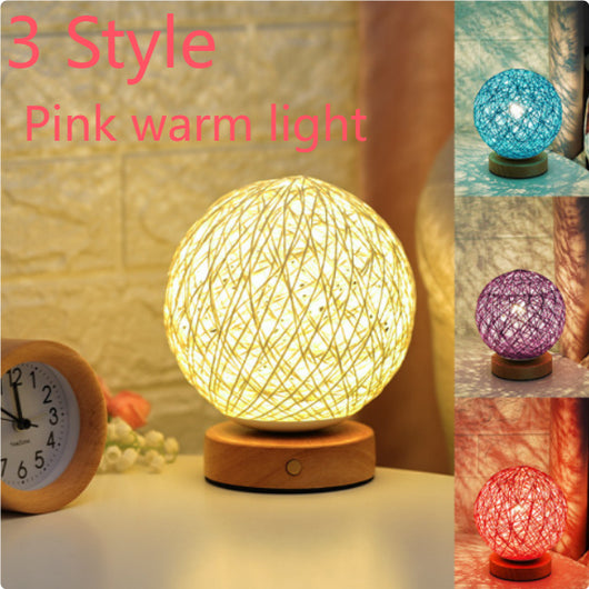 Lámpara LED Sepak Takraw Cielo Estrellado USB - Luz Nocturna Infantil de Mesita - Image 24
