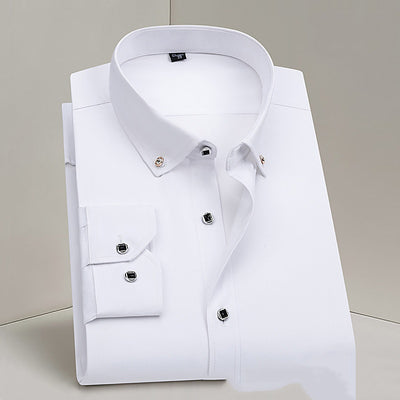 Camisa Blanca Profesional para Hombre sin Planchado - Ideal para Bodas y Eventos Formales - Image 13