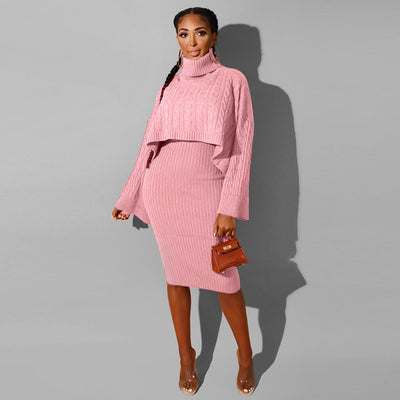 Conjunto Vestido Dos Piezas con Cuello Alto - Image 10