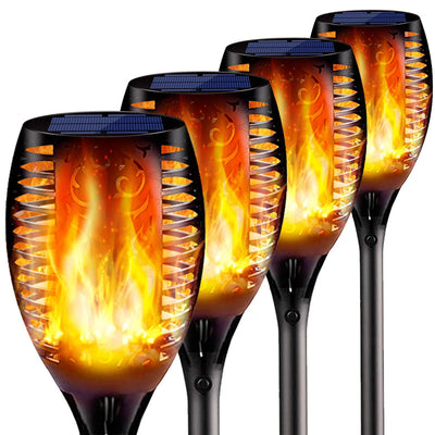 Antorcha Solar LED con Efecto Llama Parpadeante IP65 para Jardín - Image 5