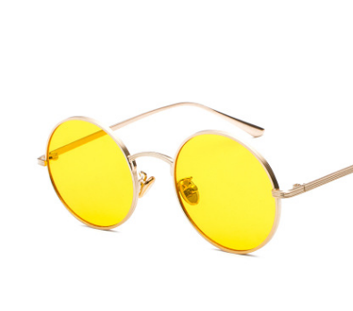 Gafas de Sol Marco Metálico Circular Estilo Punk - Image 21