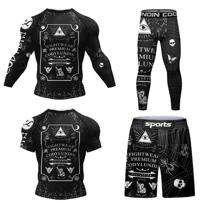 Conjunto Deportivo Hombre 4 Piezas con Impresión Digital, Secado Rápido y Stretch - Image 7