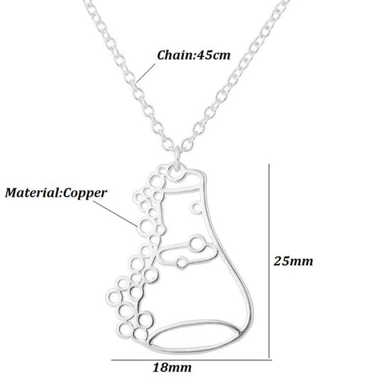 Collar Colgante Botella de Acero Inoxidable Estilo Europeo Americano - Image 7