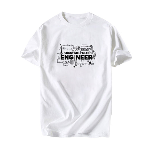Camiseta Estampada de Manga Corta