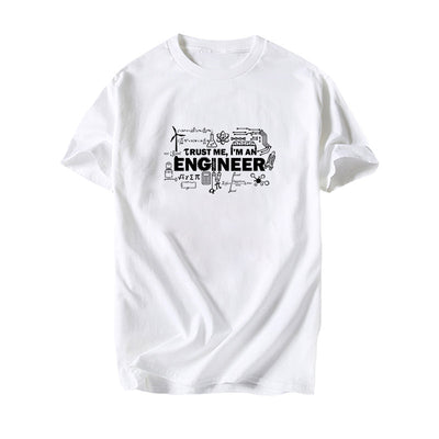 Camiseta Estampada de Manga Corta