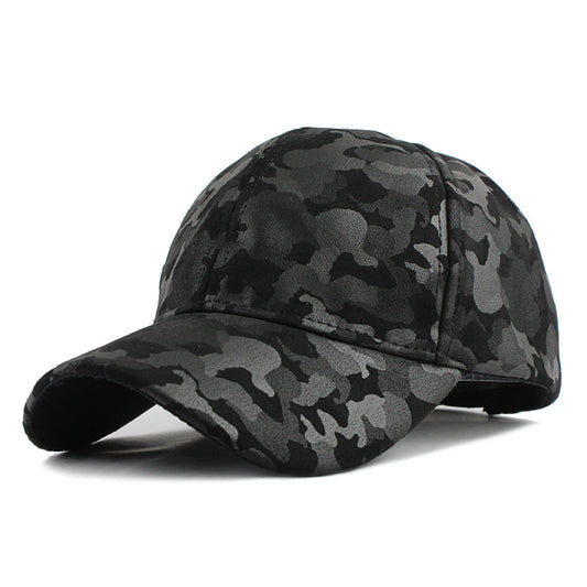 Gorra de Béisbol en Ante con Diseño Camuflaje