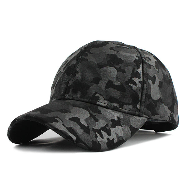 Gorra de Béisbol en Ante con Diseño Camuflaje