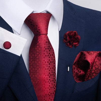 Combo Corbata, Traje y Pañuelo de Bolsillo para Hombre - Juego 8 - Image 28