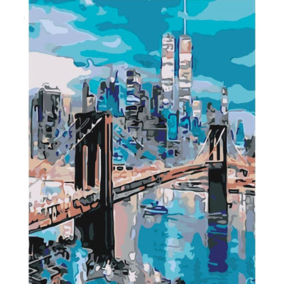 Kit de Pintura Digital de Paisajes para Adultos y Niños