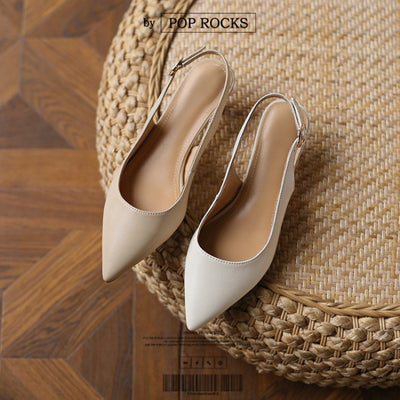 Sandalias Retro Francesas Estilo Baotou con Talón Abierto - Image 5