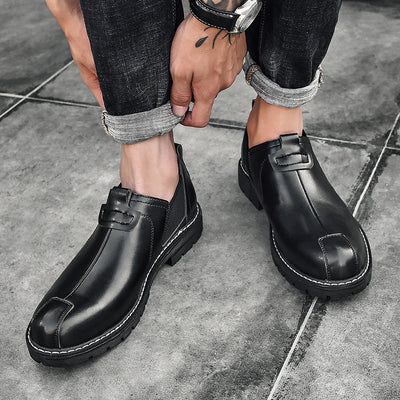 Zapatos de Cuero Bajo Perfecto para Diario