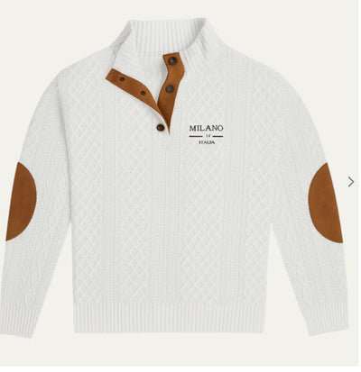 Suéter Jacquard Tejido para Hombre - Otoño e Invierno - Image 2