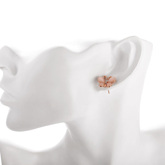 Aretes Mariposa Ojo de Gato para Mujer - Image 2