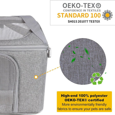 Mochila Transportadora Respirable para Perros y Gatos - Bolsa de Viaje Portátil - Image 4