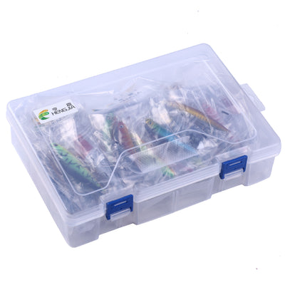 Set Completo de Pesca Portátil 43 Piezas con Cebo Plástico - Image 6