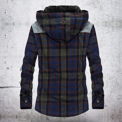Camisa a Cuadros con Capucha - Image 3