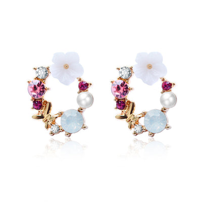 Aretes Florales Delicados para Mujer - Image 6