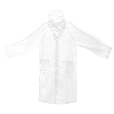 Impermeable Transparente Grueso con Patrón de Lichi - Image 5