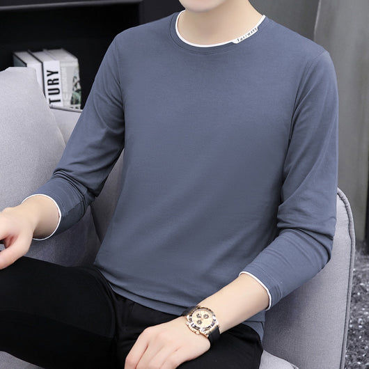 Camiseta Oversized de Algodón para Hombre - Manga Larga Suelta - Image 10