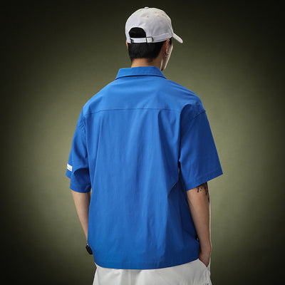 Camisa Beisbolera Suelta Retro para Hombre - Image 10