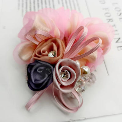 Coletero Floral Grande con Diseño de Flor - Banda para Cabello - Image 11