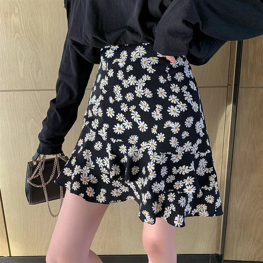 Conjunto de dos piezas con falda de gasa floral - Image 6