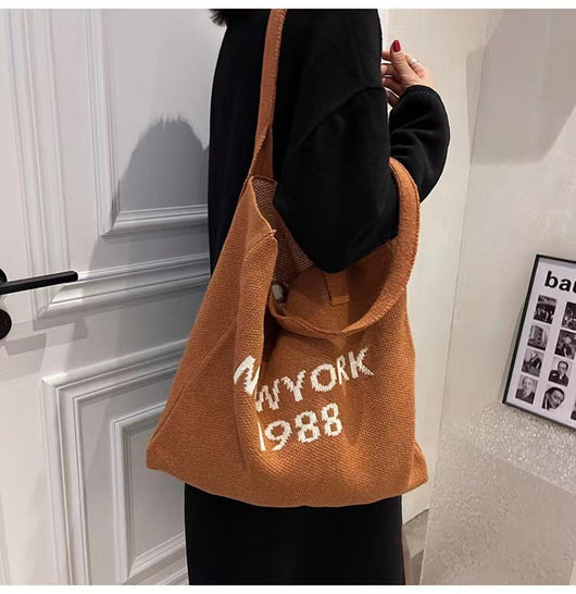 Bolsa Tejida de Gran Capacidad para Llevar a Mano - Image 11