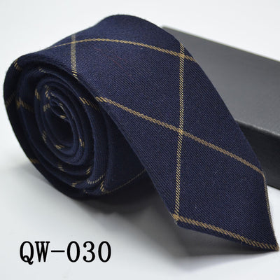 Corbata Angosta de Lana Elegante para Hombre - Image 31