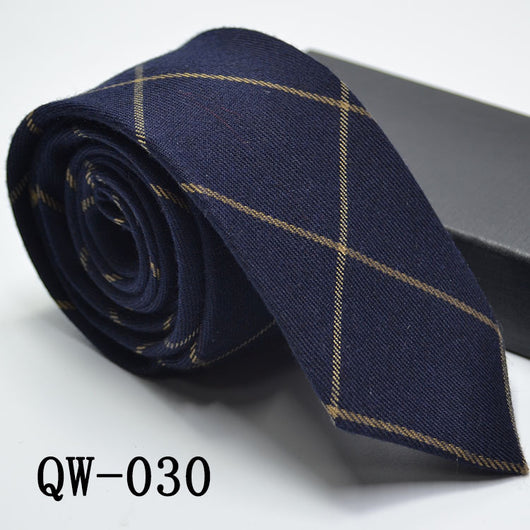 Corbata Angosta de Lana Elegante para Hombre - Image 31
