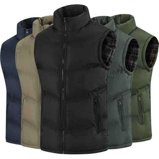 Chaleco Acolchado para Hombre con Cuello Alto