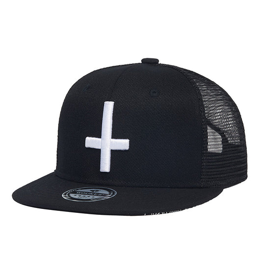 Gorra Hip Hop Mesh con Bordado Cross - Estilo Street Wild - Image 6