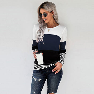 Suéter Tejido con Detalles de Costura - Blusa Trendy para Mujer - Image 4