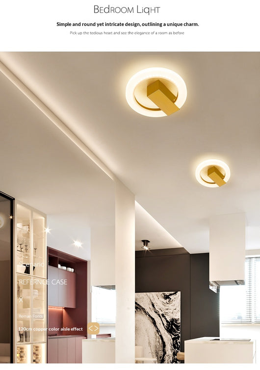 Lámpara de Techo LED Minimalista Nórdica para Recibidor y Entrada - Image 25