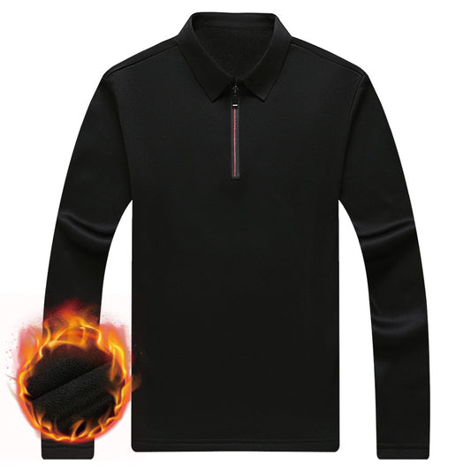 Polo Térmico con Cierre Parcial y Forro Polar para Hombre - Image 2