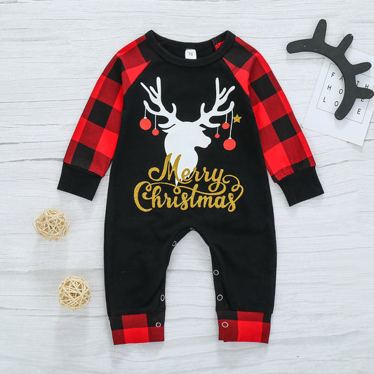 Pijama Navideño Infantil de Manga Larga