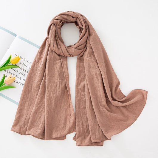 Pañuelo de Rayón Natural con Efecto Arrugado - Accesorio Versátil para Bolso - Image 53