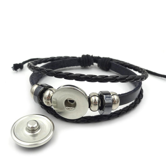 Pulsera Taoísta Yin Yang Trenzada Multicapa - Joyería Vintage Unisex - Image 3