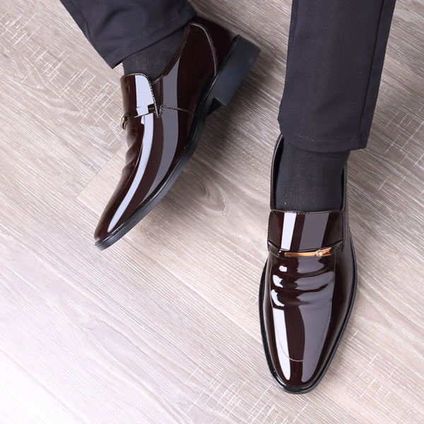 Zapatos de Vestir de Piel con Alza Oculta para Hombre