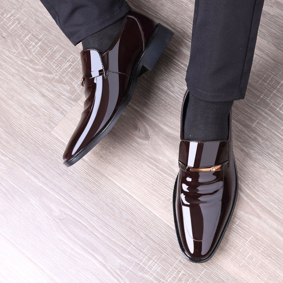 Zapatos de Vestir de Piel con Alza Oculta para Hombre