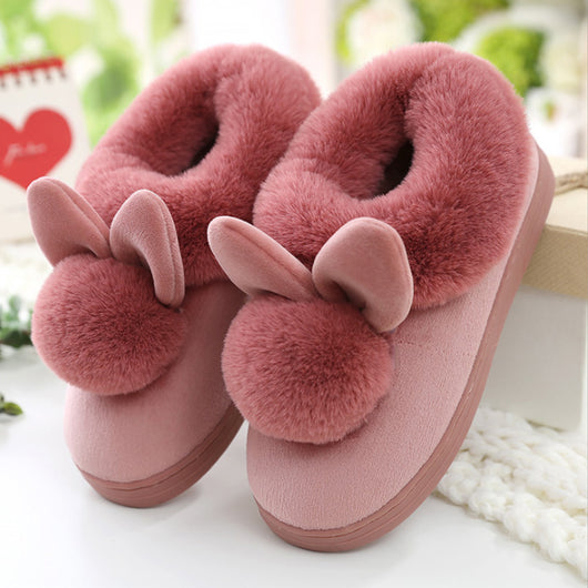 Pantuflas de Conejo en Algodón - Comodidad Suave para Casa - Image 5