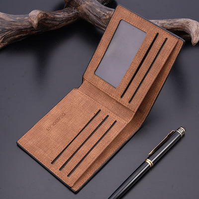 Cartera Corta para Hombre Estilo Coreano - Diseño Delgado y Juvenil - Image 5