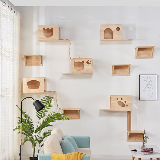 Árbol Rascador de Lujo para Gatos - Estructura Premium Modular