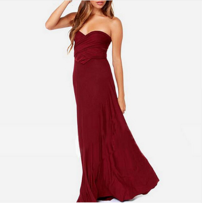 Vestido Largo Backless Multiusos para Fiestas y Bodas - Image 22