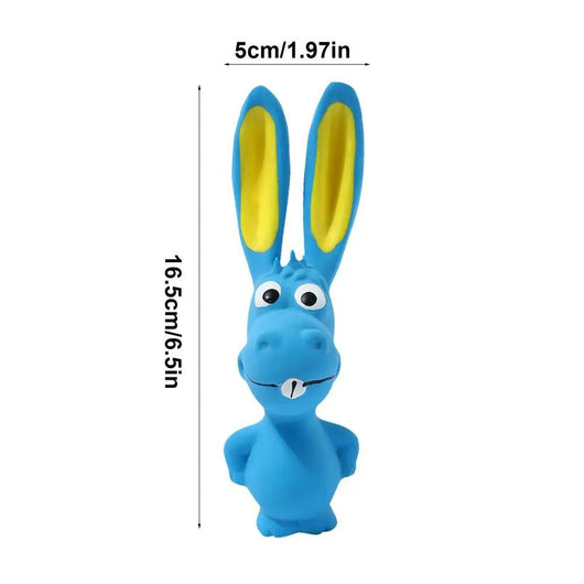 Juguete de Látex para Perros Hipopótamo Chirriante - Juguete Interactivo Suave para Mascotas - Image 3