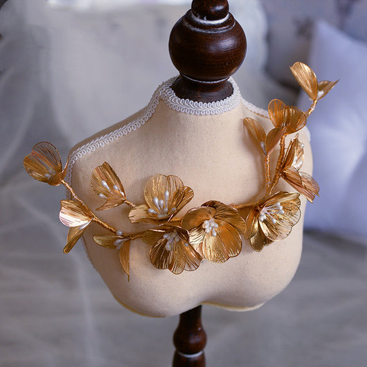 Ornamento Floral Barroco en Aleación para el Cabello