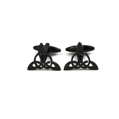 Gemelos de Traje Geométricos Triangulares Hueco para Hombre - Image 5